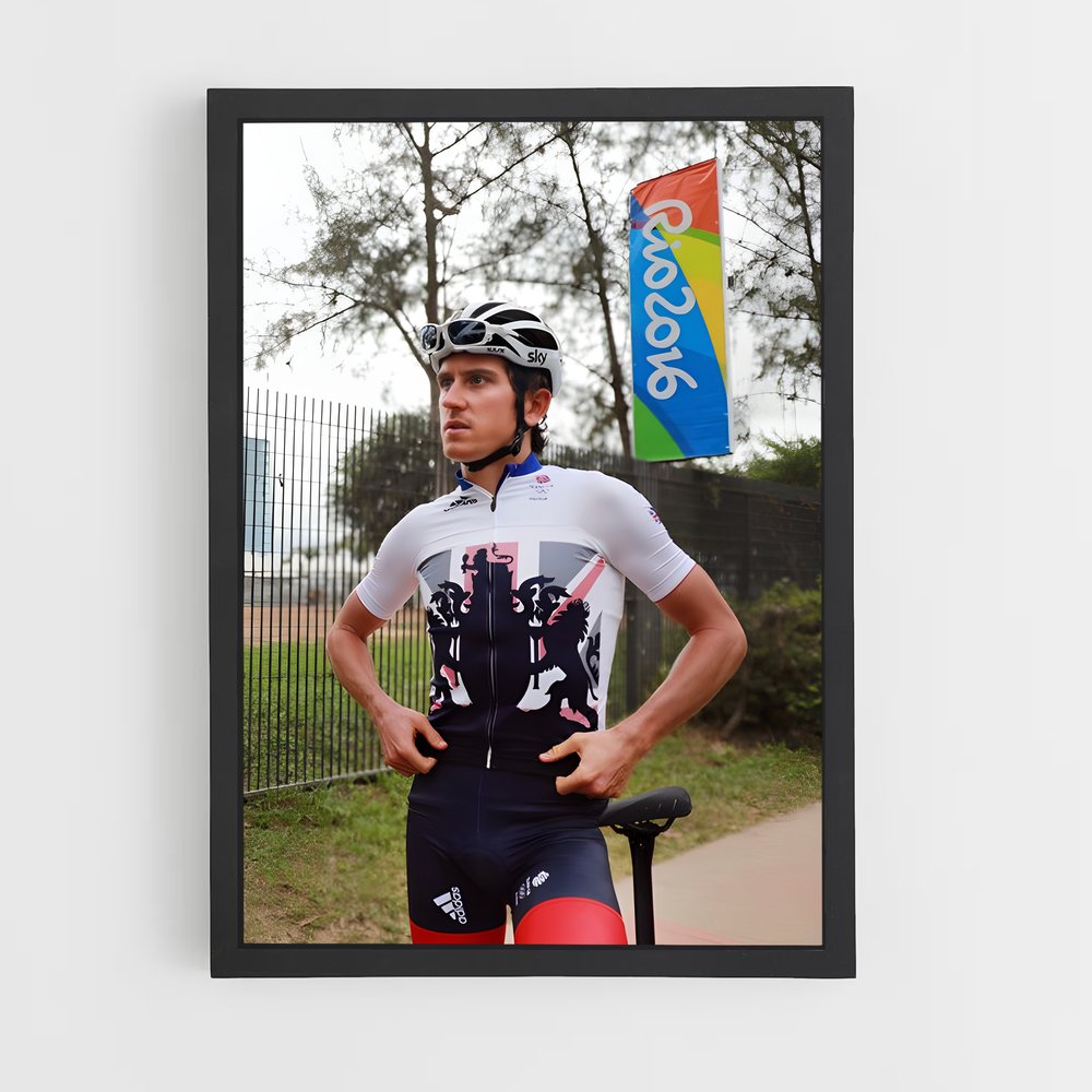 Poster L'Esprit du Cycliste – affiche Cyclisme (vue 2)